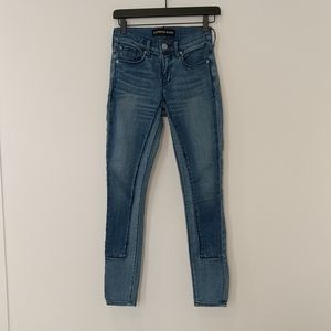 Express Mid Rise Ankle Jeans